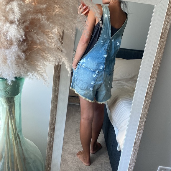 The Great. paint splattered shortalls - Picture 3 of 4